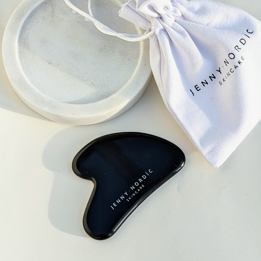 Jenny Nordic Skincare black obsidian gua sha tool