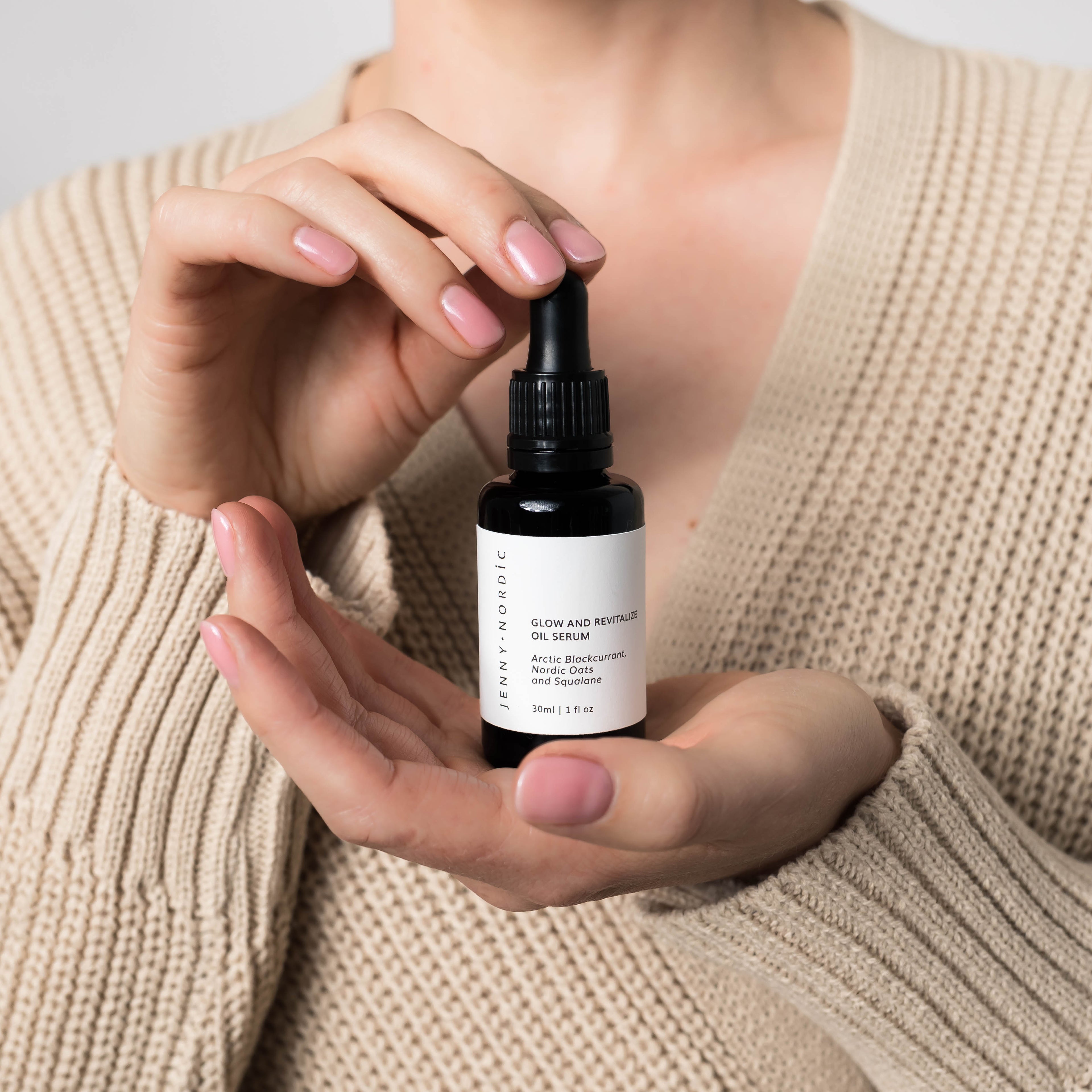 Jenny Nordic Skincare Glow and revitalise oil serum