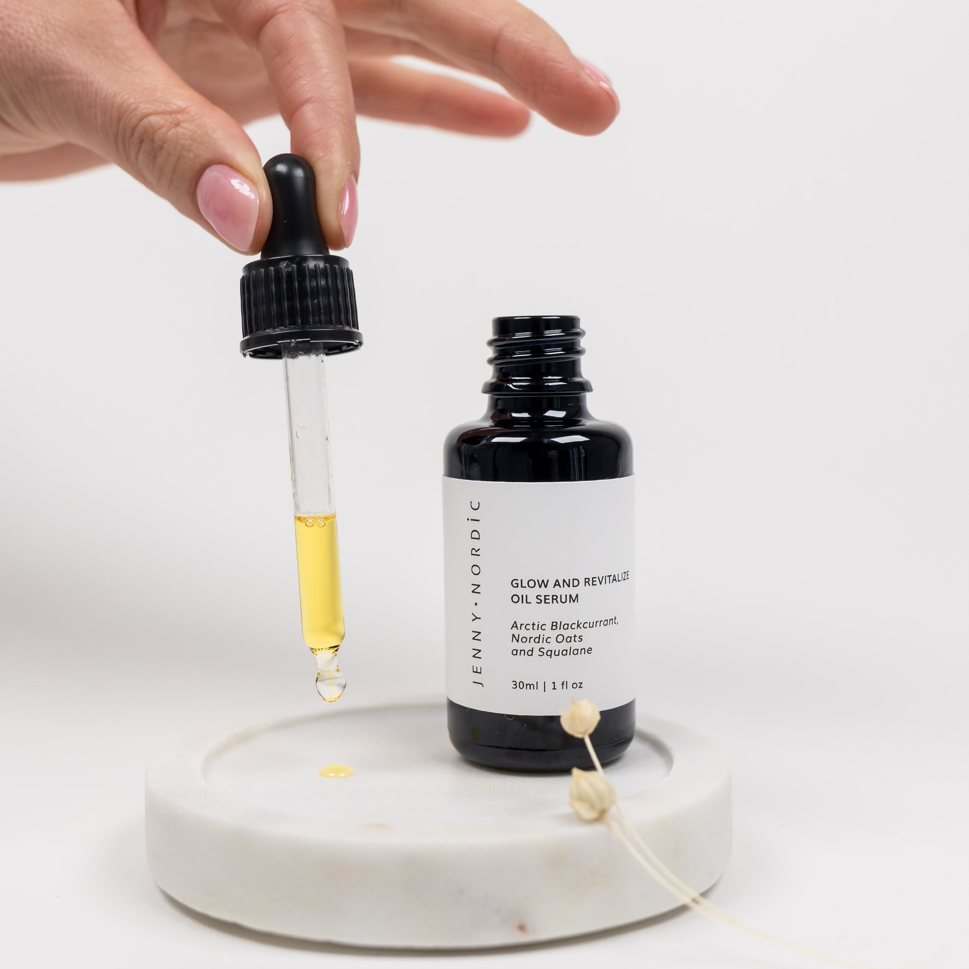 Jenny Nordic Skincare / AJ Burrows Photography Glow and Revitalize Oil Serum