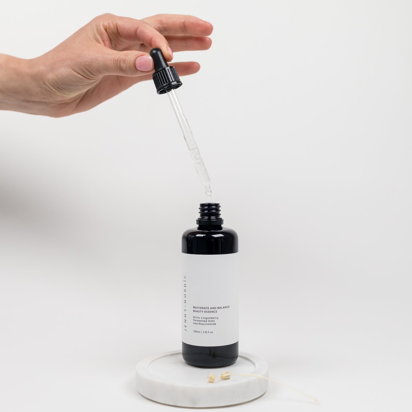 Jenny Nordic Skincare Rehydrate and balance beauty essence A J Burrows Photography