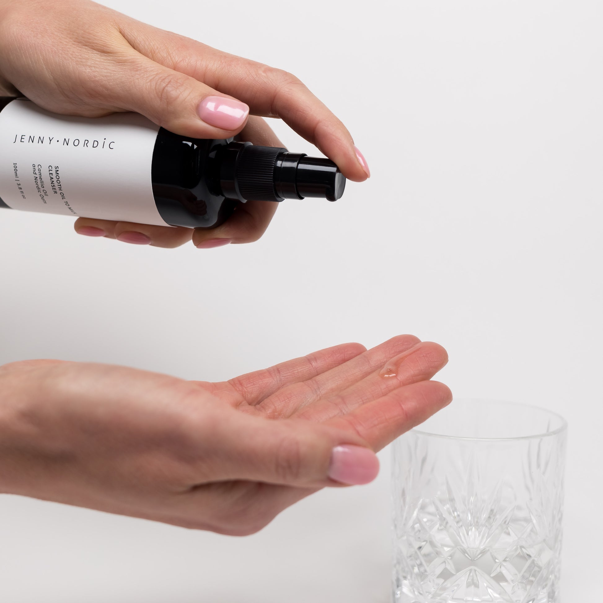 Jenny Nordic Skincare Smooth Oil to Milk Cleanser A J Burrows Photography