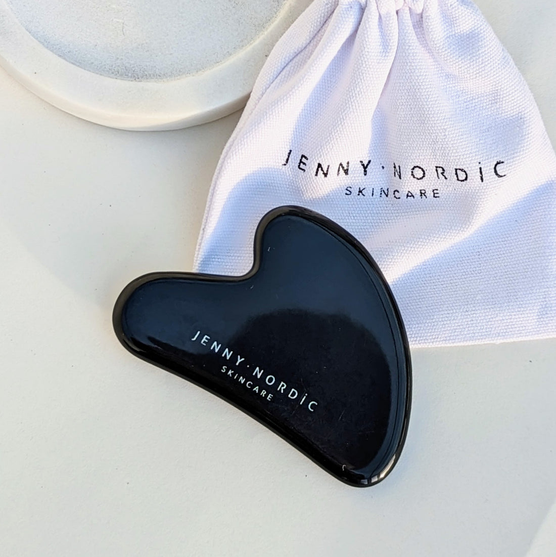Jenny Nordic Skincare Black Obsidian Gua Sha Tool for Face