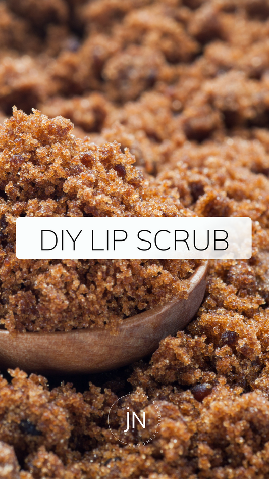 DIY lip scrub for winter